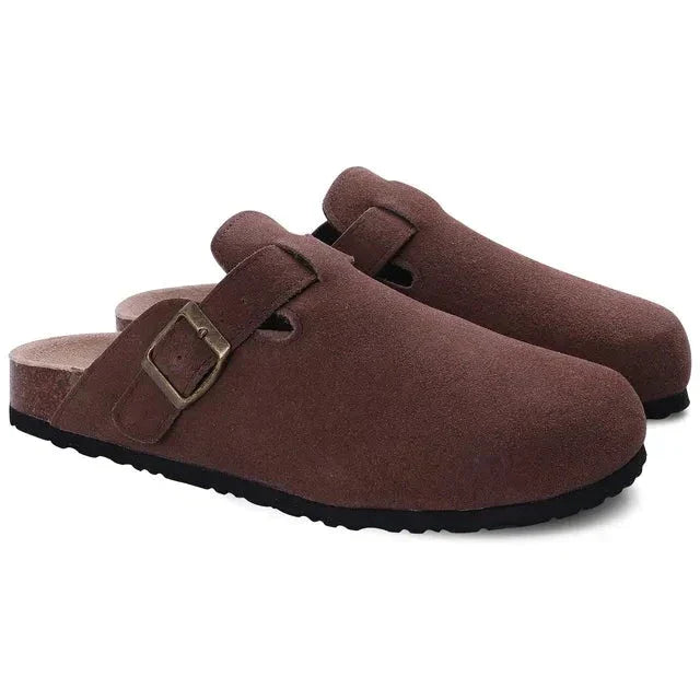 |  Suede Clogs