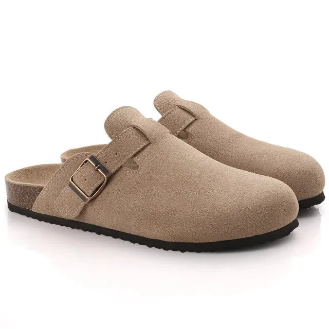 |  Suede Clogs