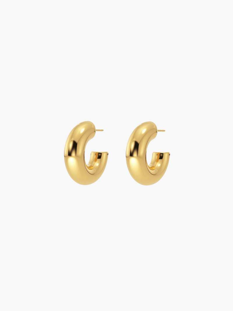 Bold Chunky Hoop Earrings