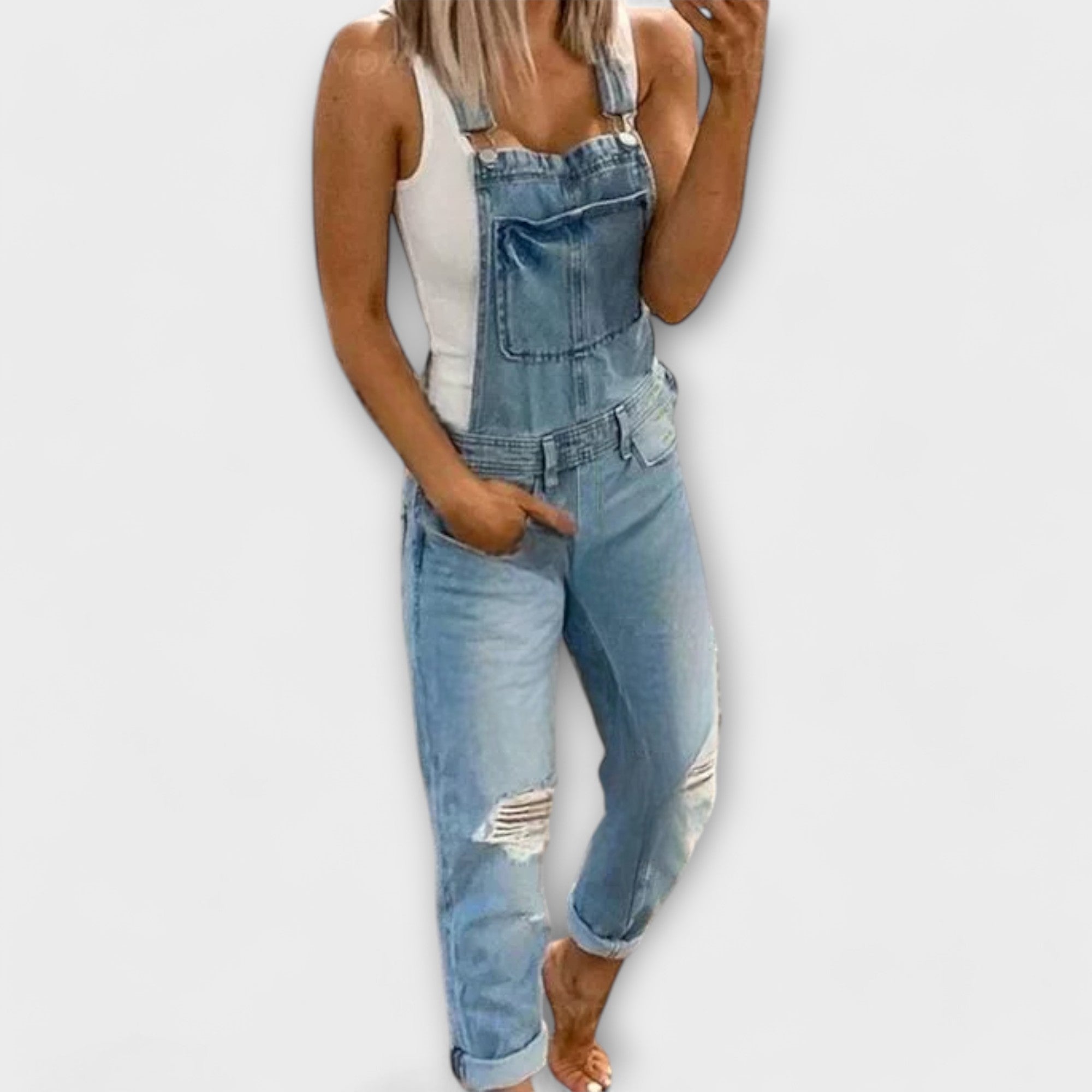 Gisela - Contemporary Harnessed Trousers