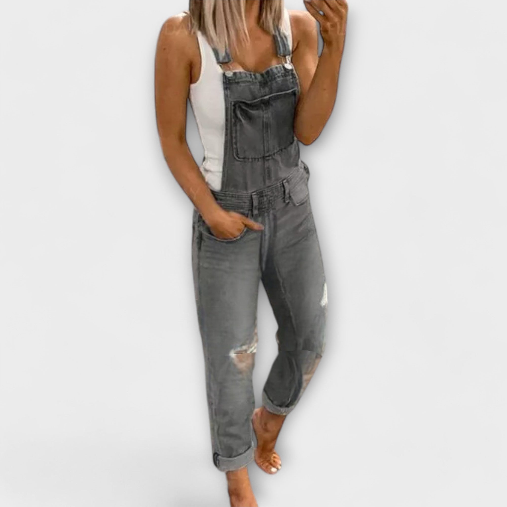 Gisela - Contemporary Harnessed Trousers
