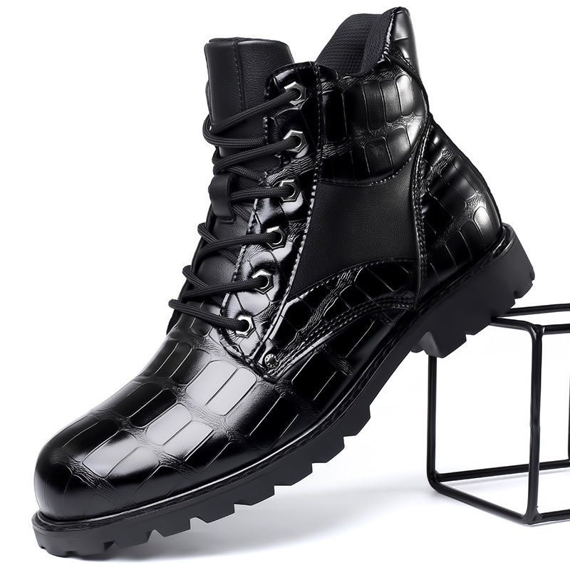 Grayson Genuine Leather Ankle Boots
