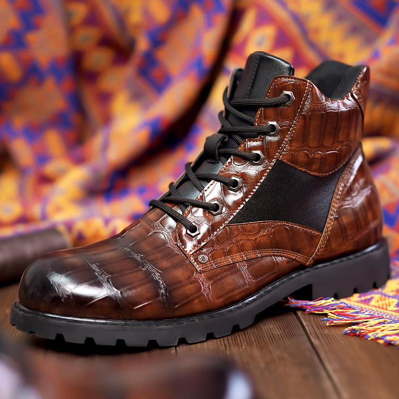 Grayson Genuine Leather Ankle Boots