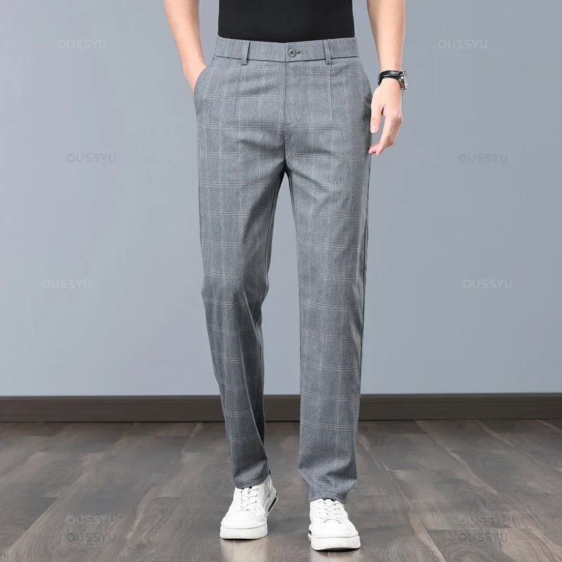 Timeless Plaid Trousers