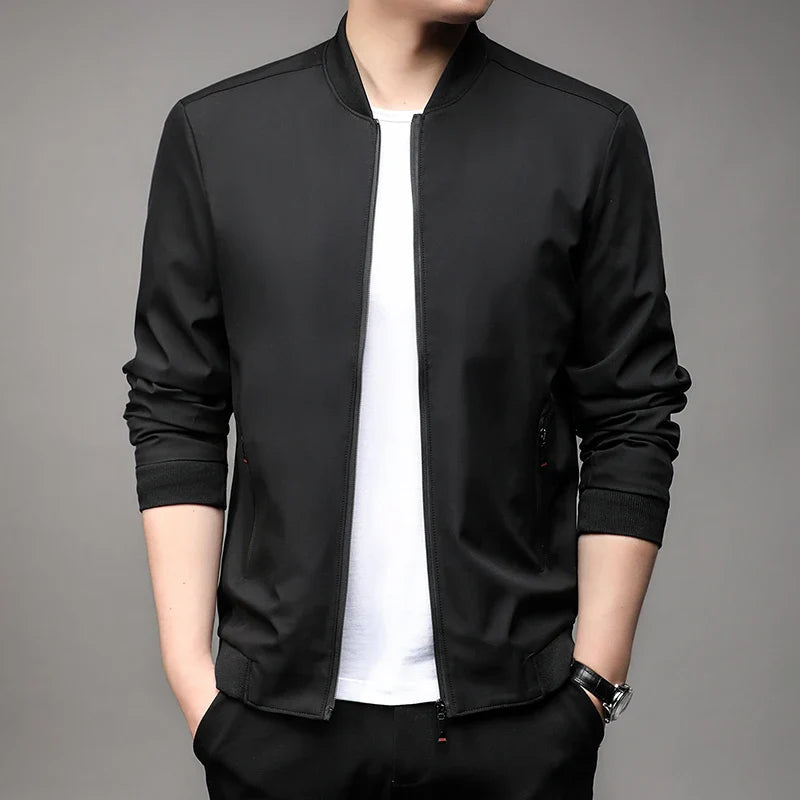 Relaxed Fit Baseball Jacket