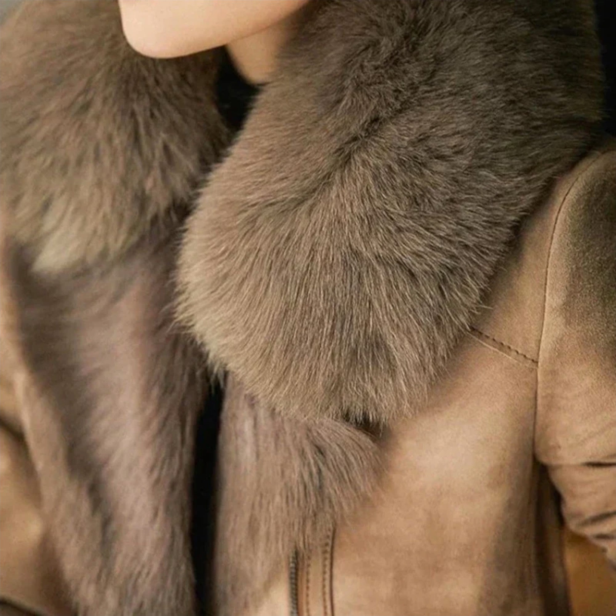 Mariana - Premium Lambskin Luxury Coat