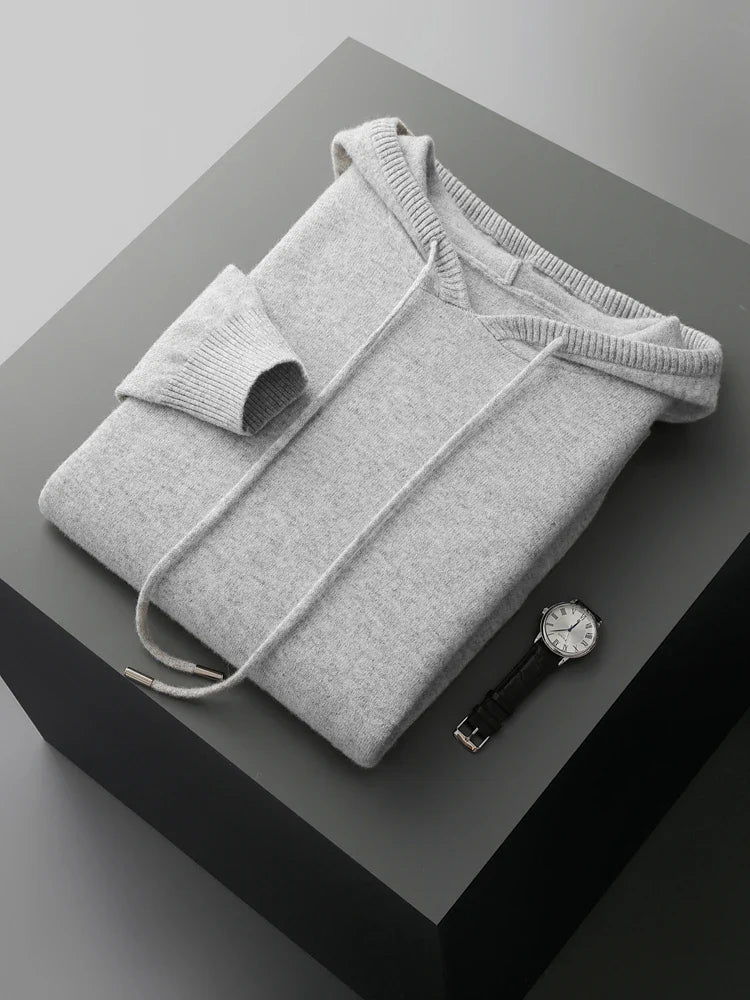 Sirlus Merino Wool Pullover Hoodie
