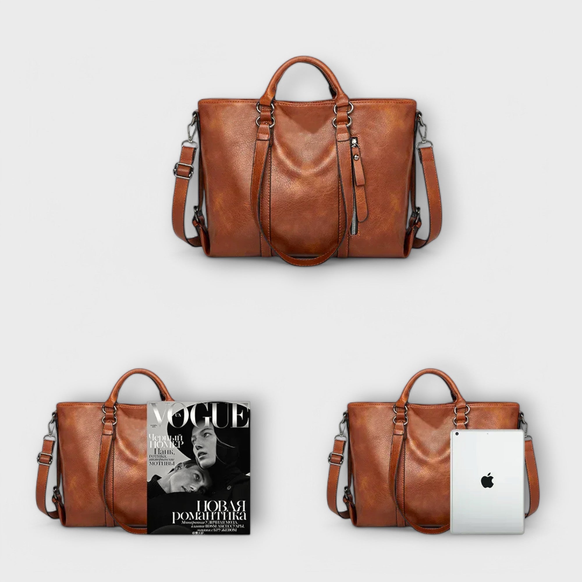 Maria - Oversized Leather Tote