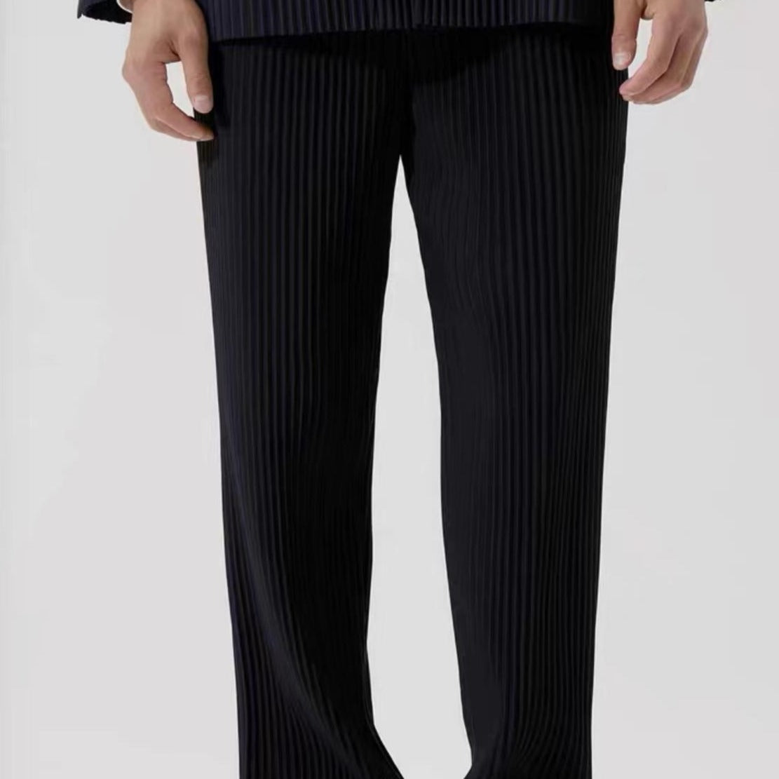 | Textured Cotton Trousers