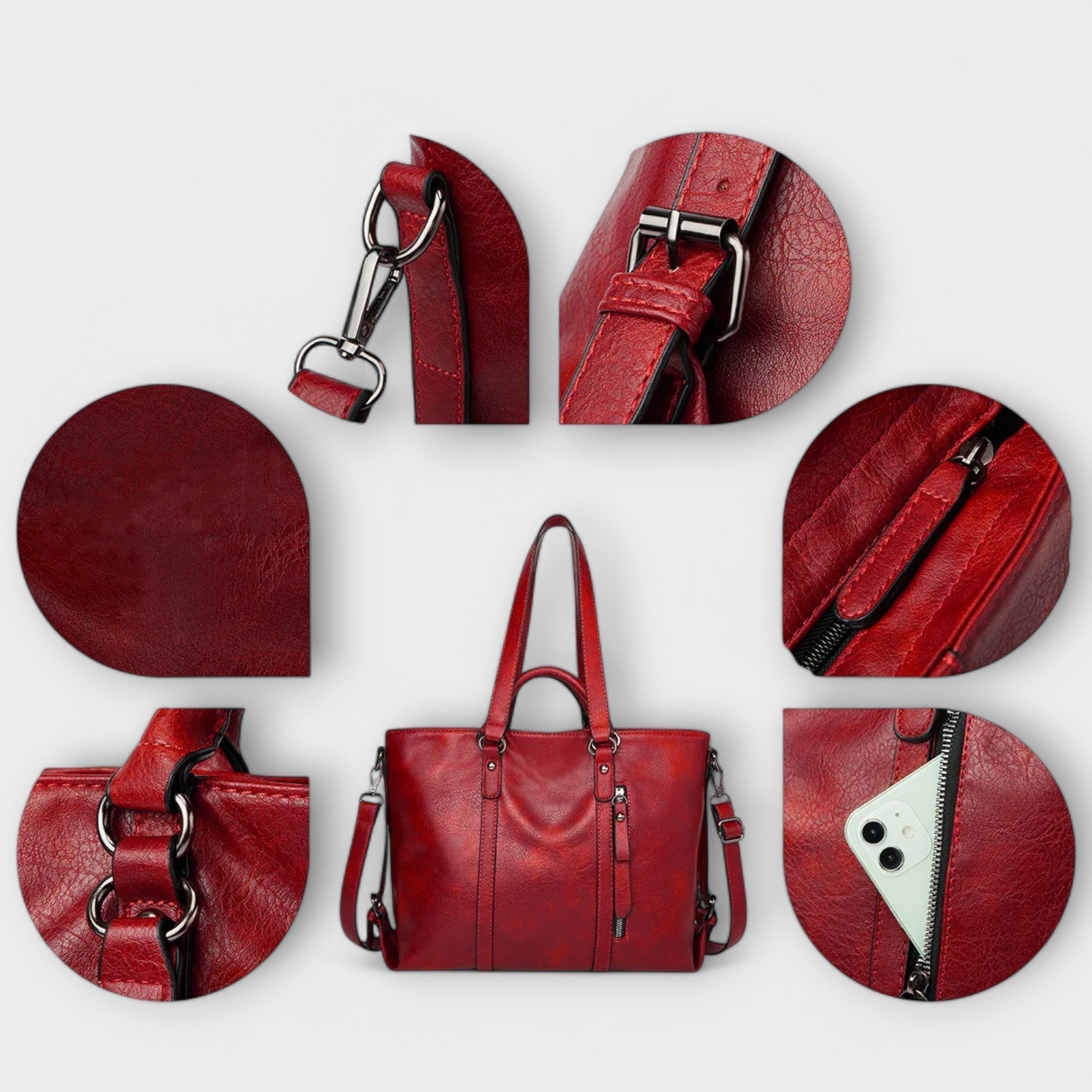 Maria - Oversized Leather Tote