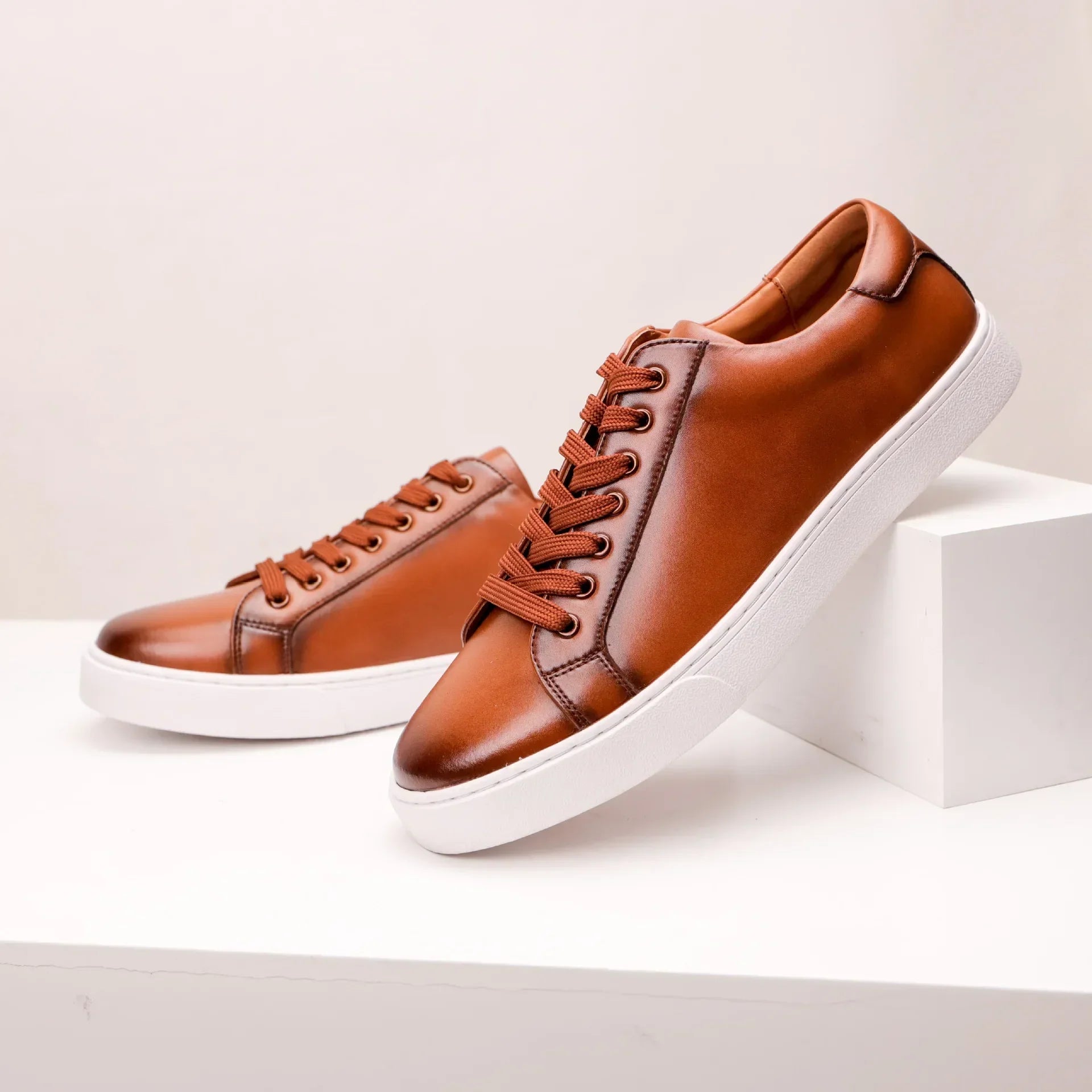 Authentic Leather Sneakers