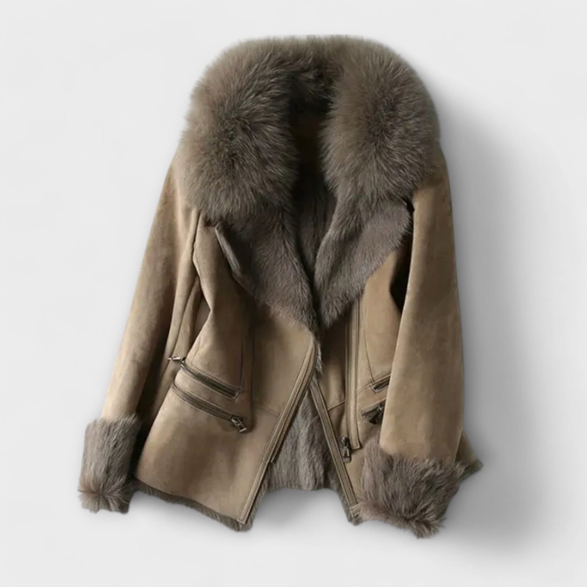 Mariana - Premium Lambskin Luxury Coat