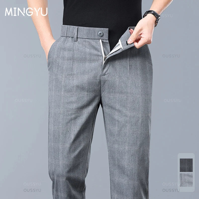 Timeless Plaid Trousers