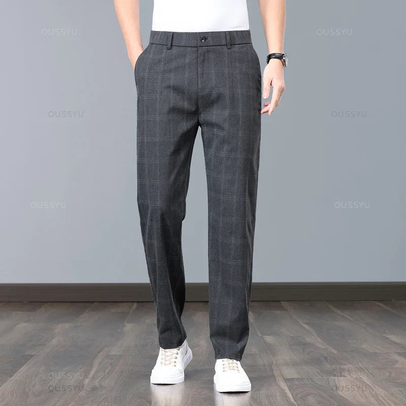 Timeless Plaid Trousers