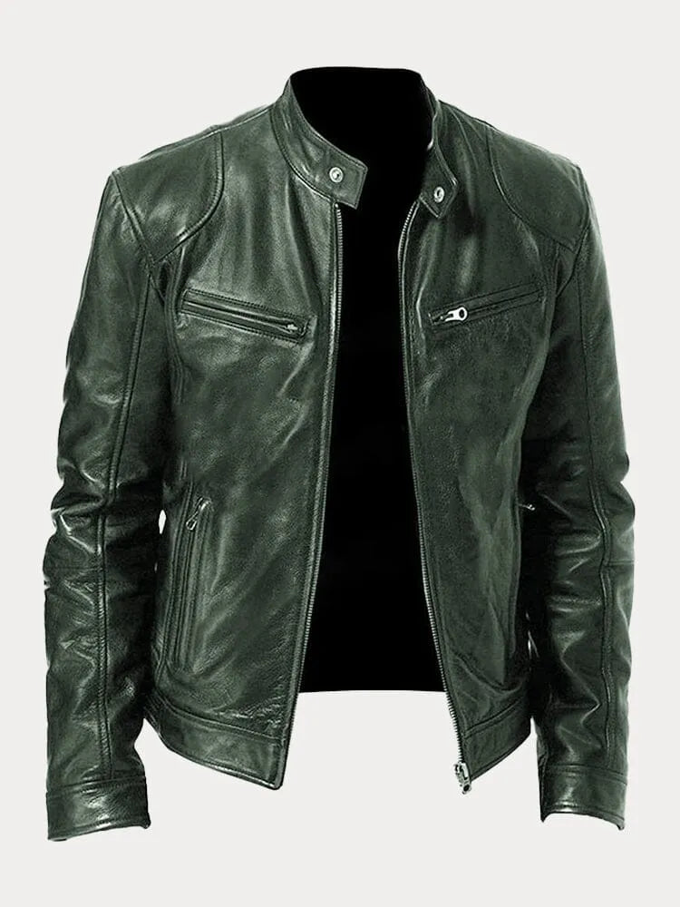 Premium Leather Biker Jacket