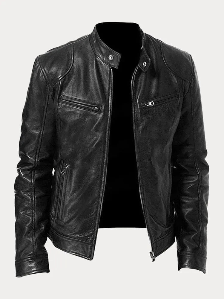 Premium Leather Biker Jacket