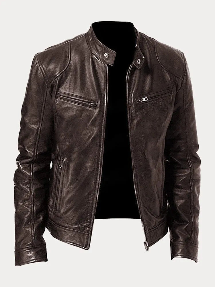 Premium Leather Biker Jacket