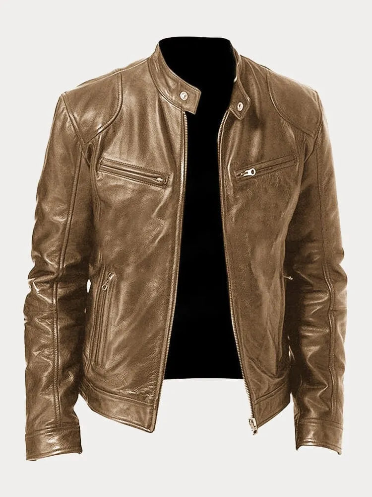 Premium Leather Biker Jacket