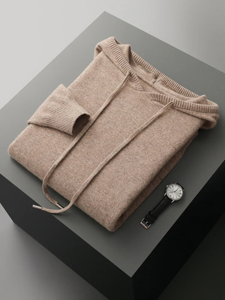 Sirlus Merino Wool Pullover Hoodie