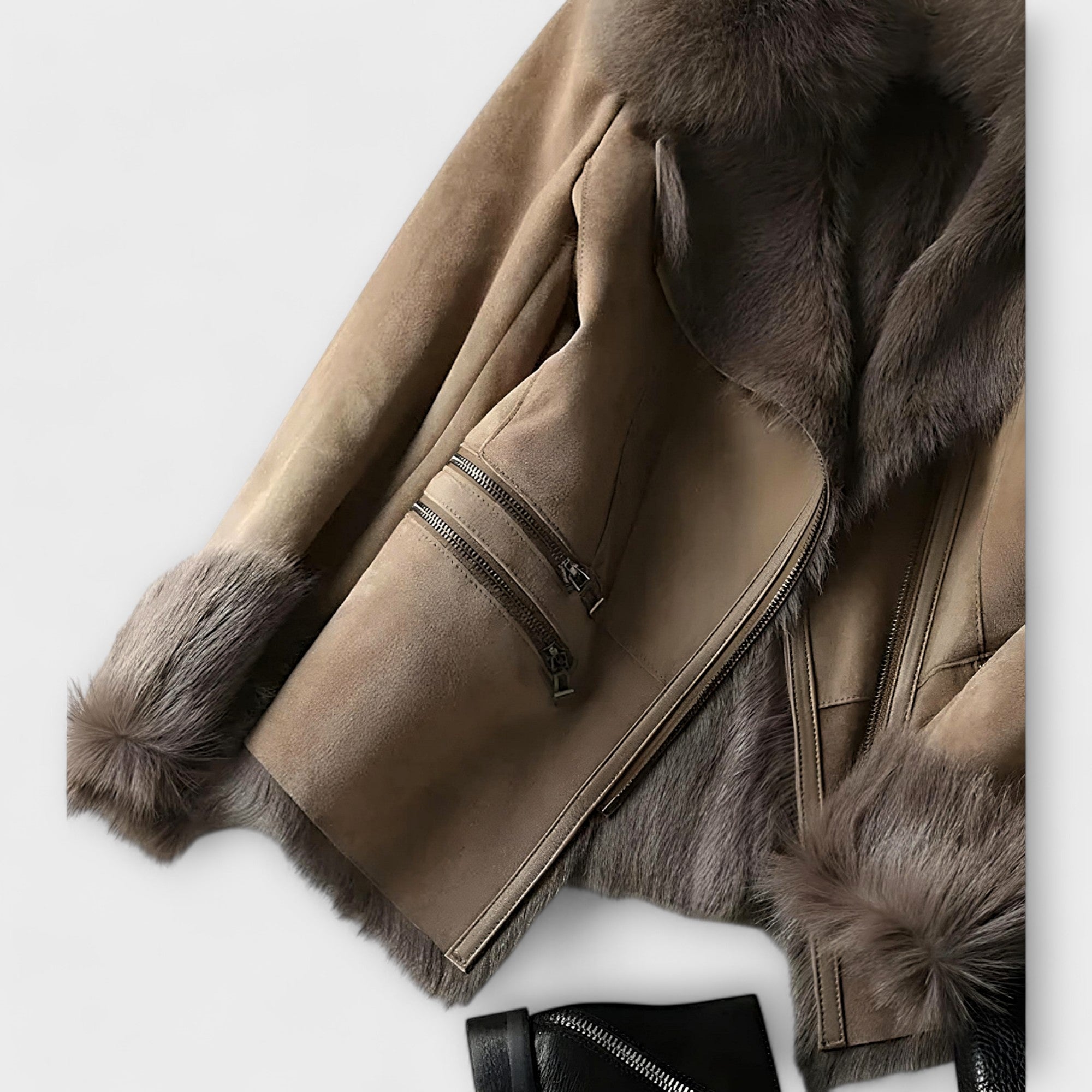 Mariana - Premium Lambskin Luxury Coat