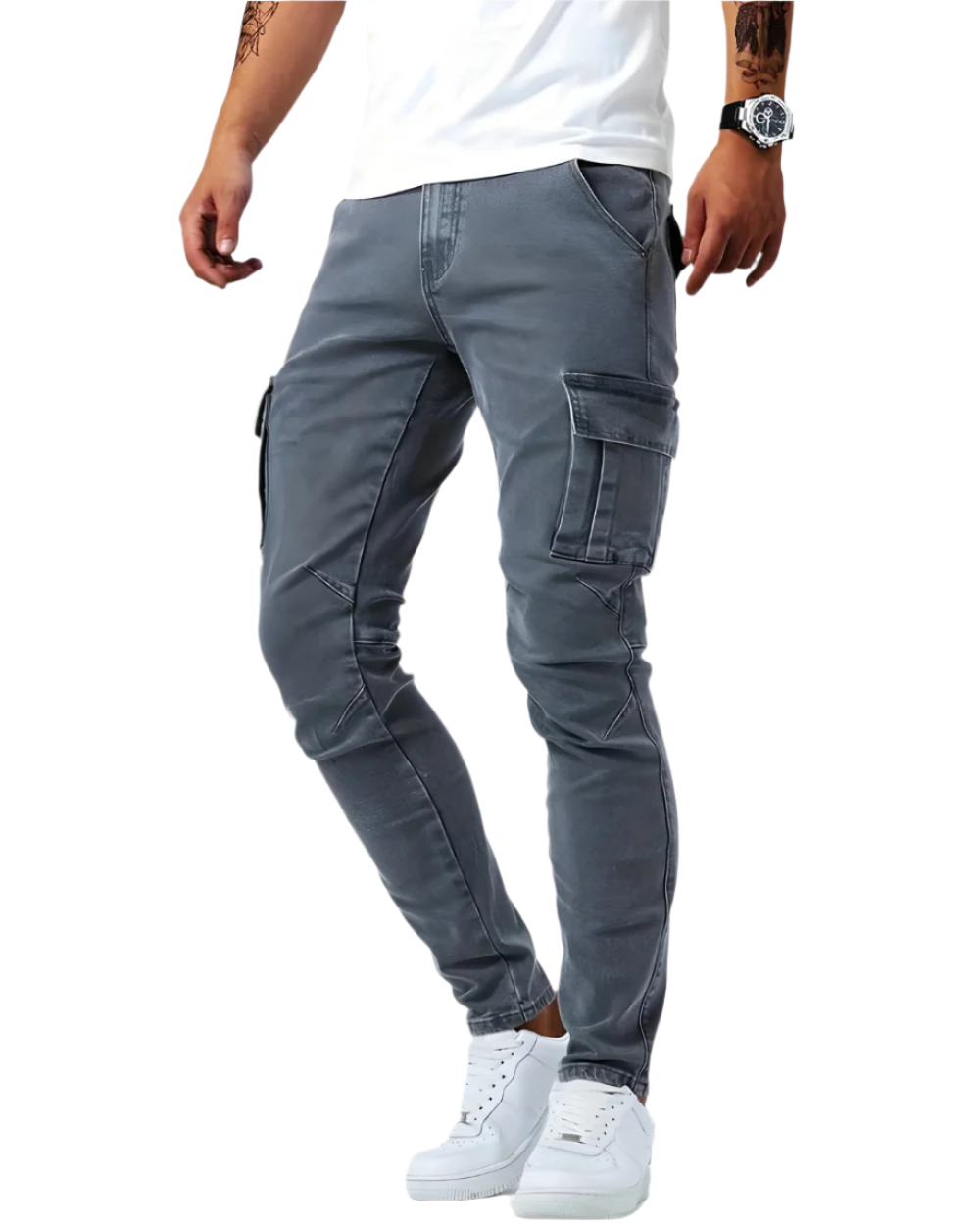 Marino Stretch Cargo Trousers