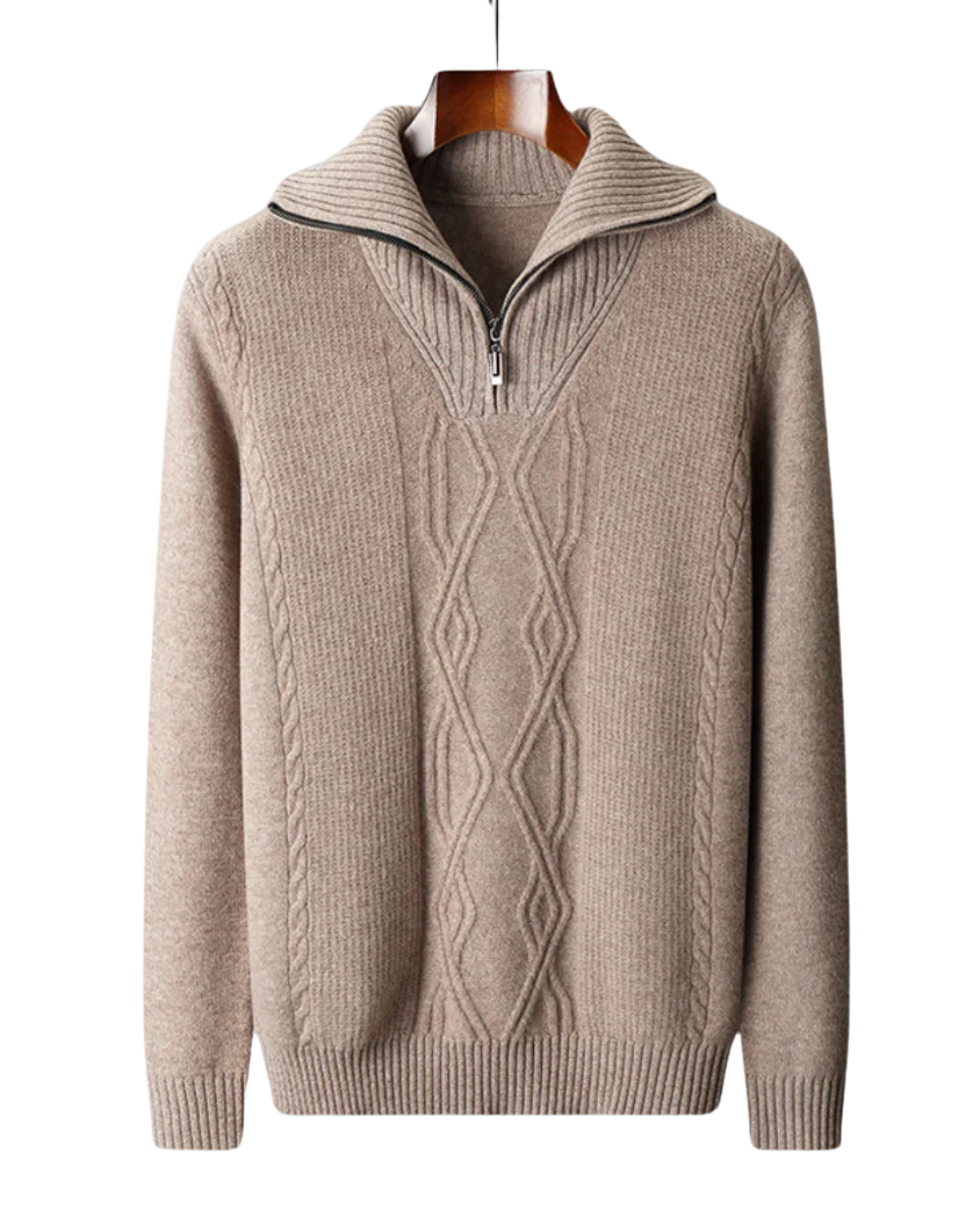 Taranto Merino Wool Zippered Sweater