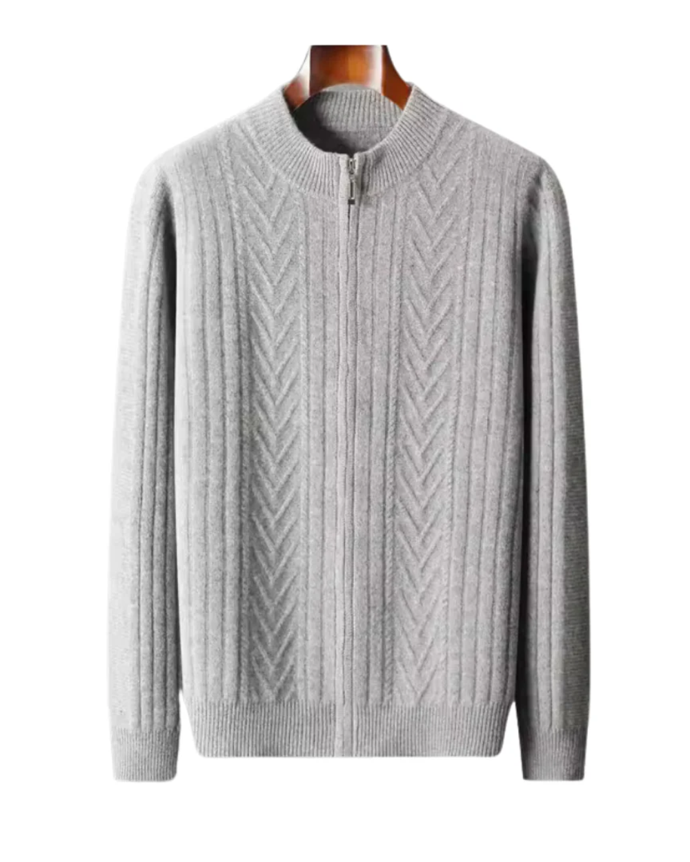Verona Cashmere Knit Vest with Pattern