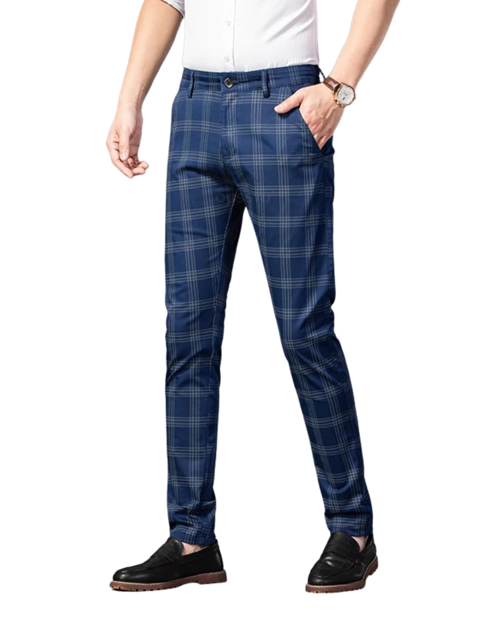 Chic Plaid Trousers