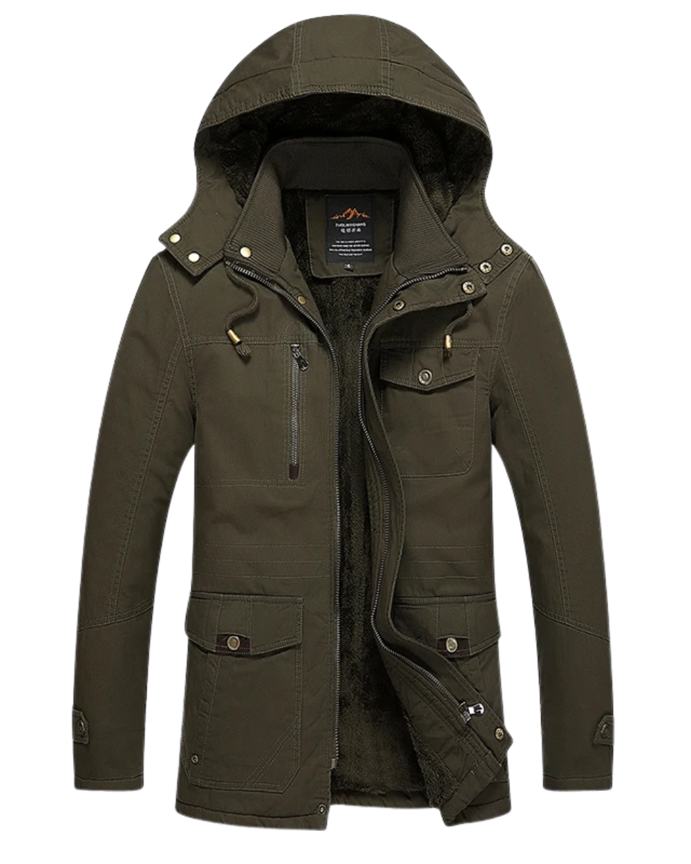 Chic Cotton-Insulated Winter Coat