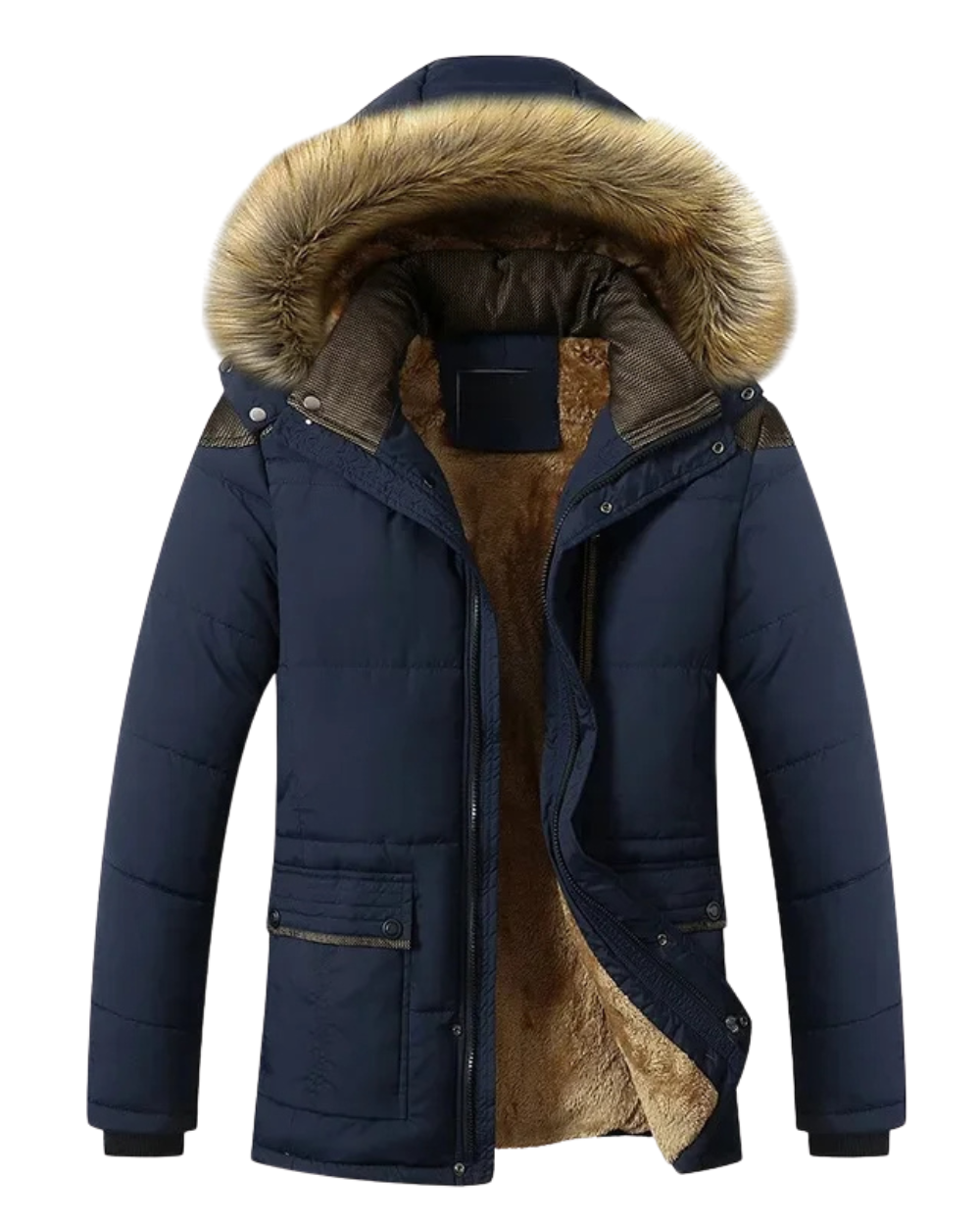 Chic Insulated Fleece Winter Coat