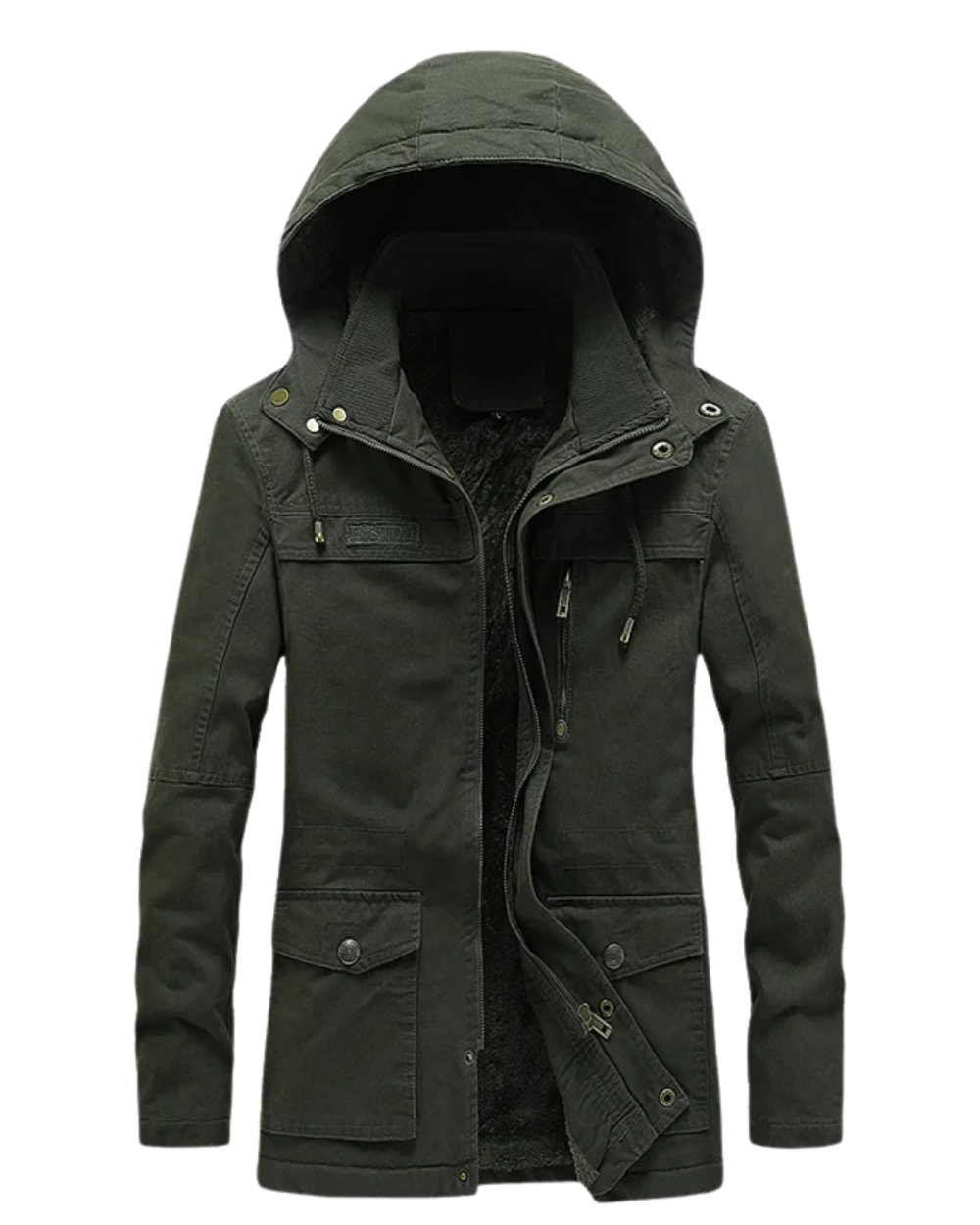 Relaxed Cotton Winter Coat