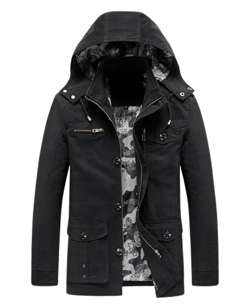 Chic Multi-Pocket Jacket