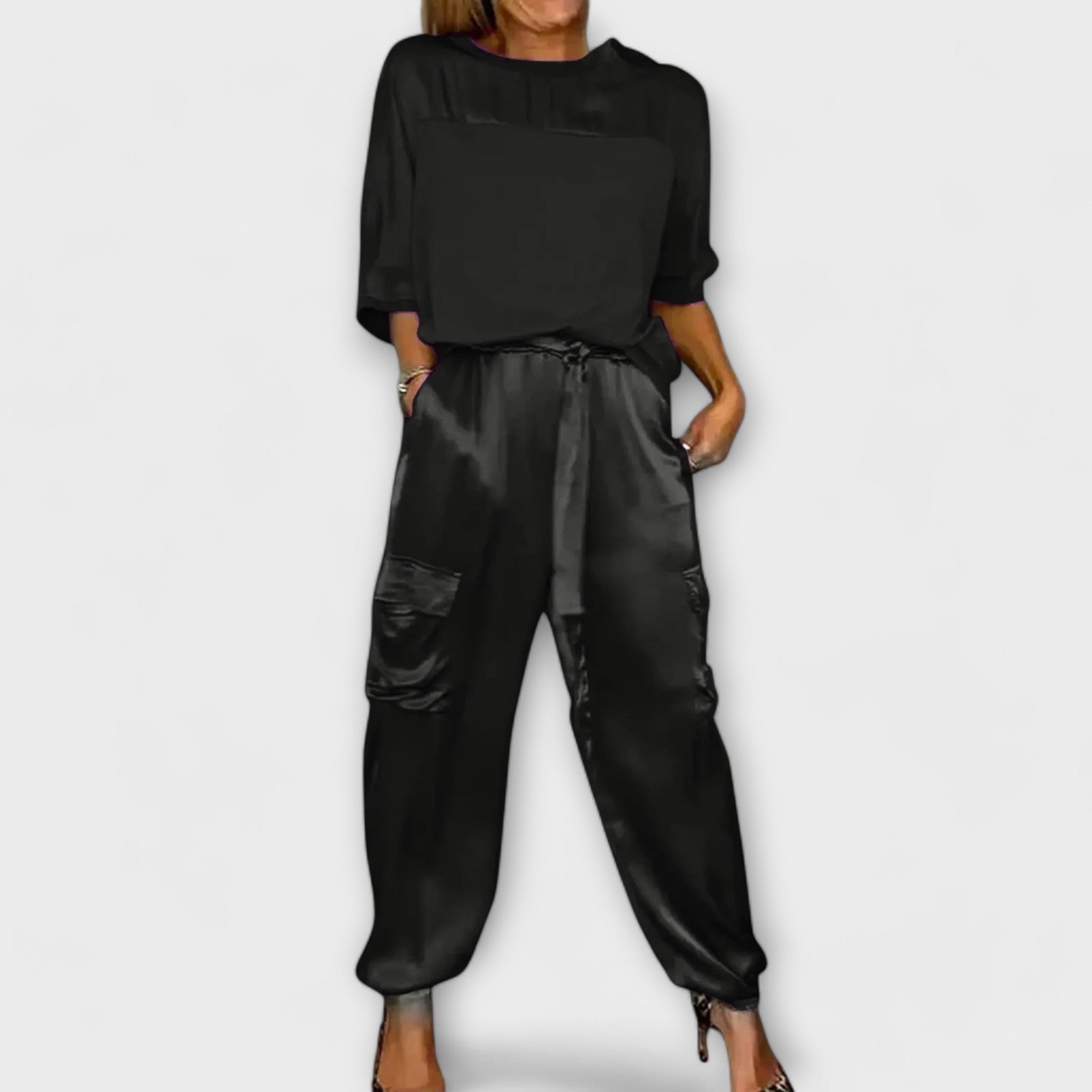 Marguerite - Luxurious 2-Piece Silk Ensemble