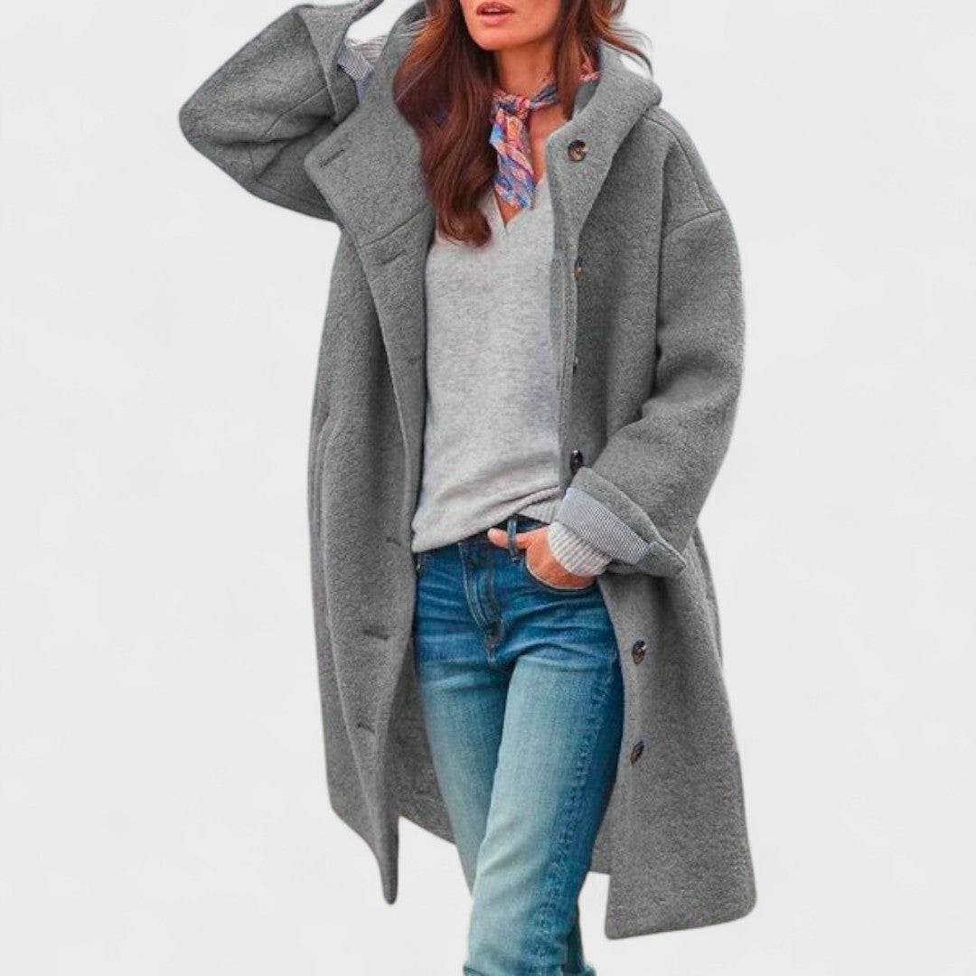 Olivia - Sophisticated Wool Overcoat