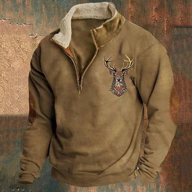 Retro Silvio Zip-Up Sweater