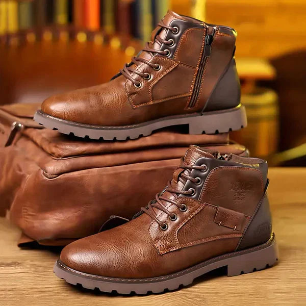 Ashford Casual Leather Ankle Boots