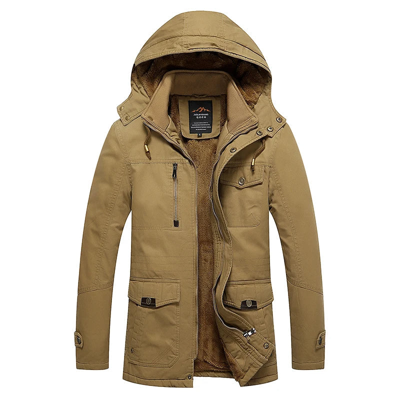 Chic Cotton-Insulated Winter Coat