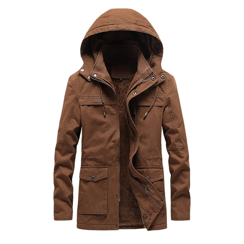 Relaxed Cotton Winter Coat