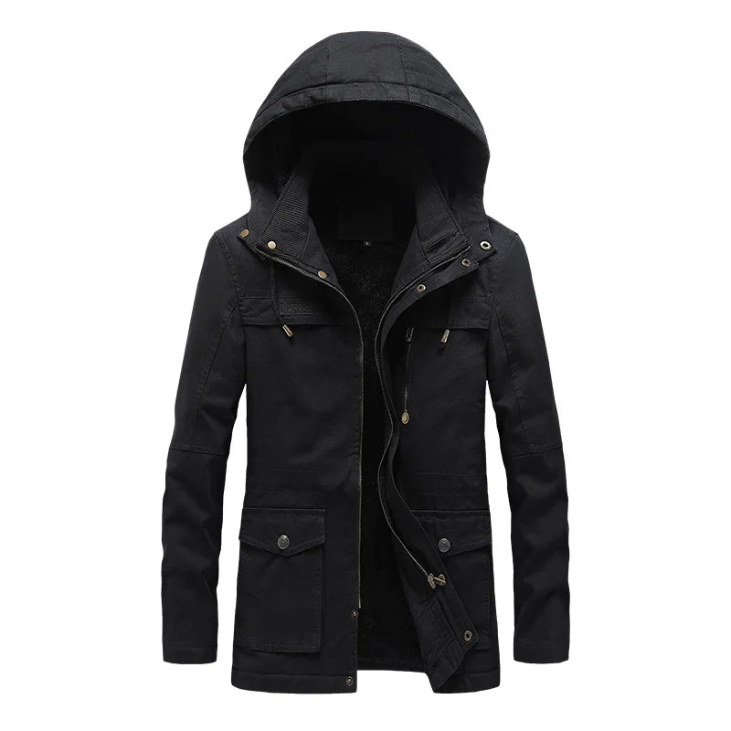 Relaxed Cotton Winter Coat