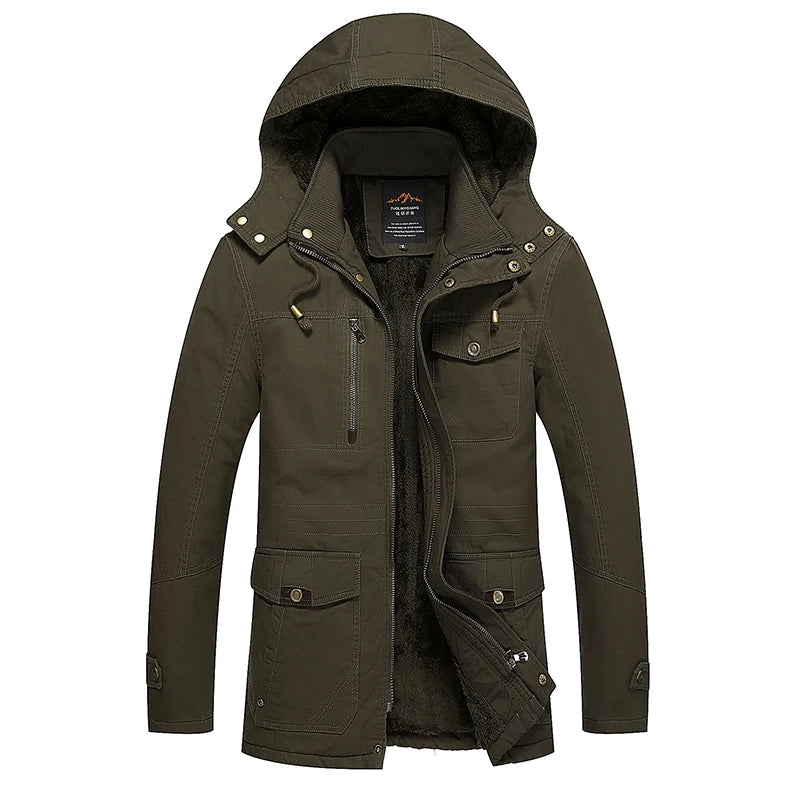 Chic Cotton-Insulated Winter Coat