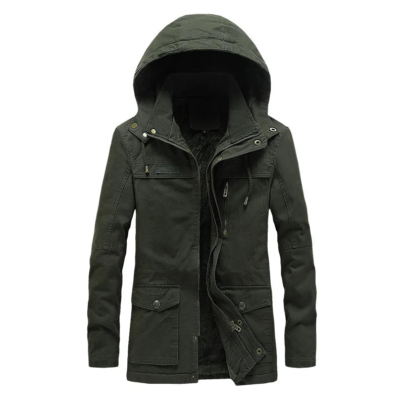 Relaxed Cotton Winter Coat