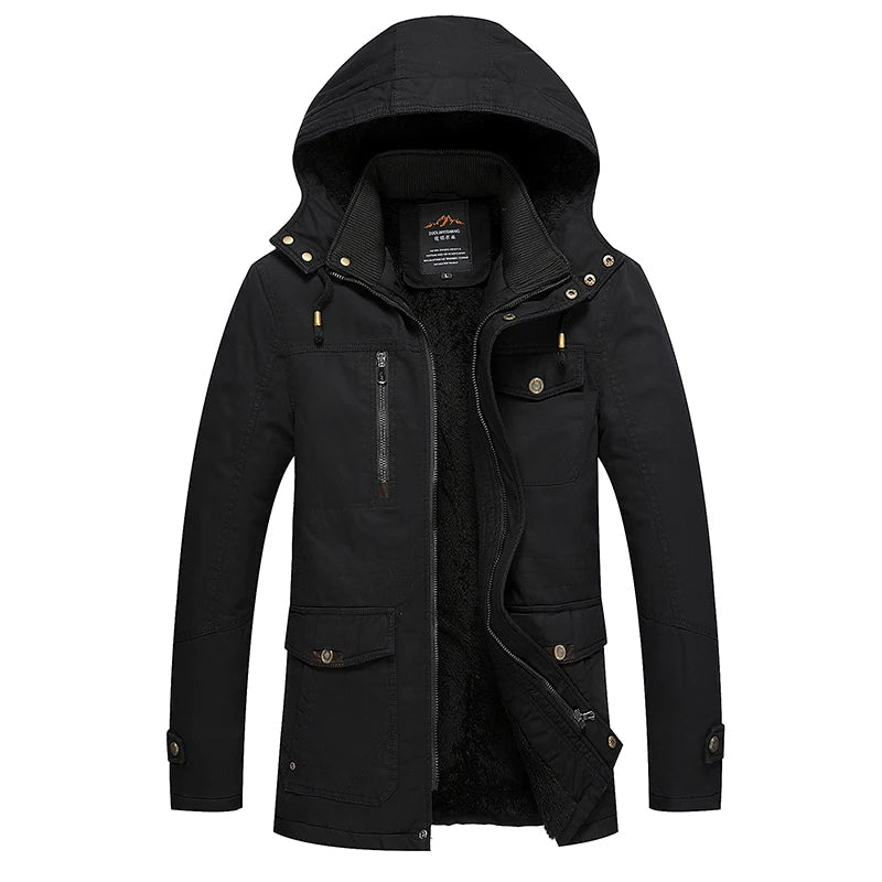 Chic Cotton-Insulated Winter Coat