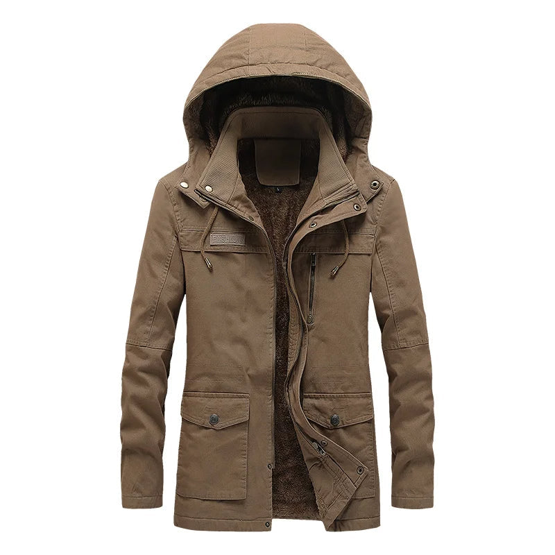 Relaxed Cotton Winter Coat
