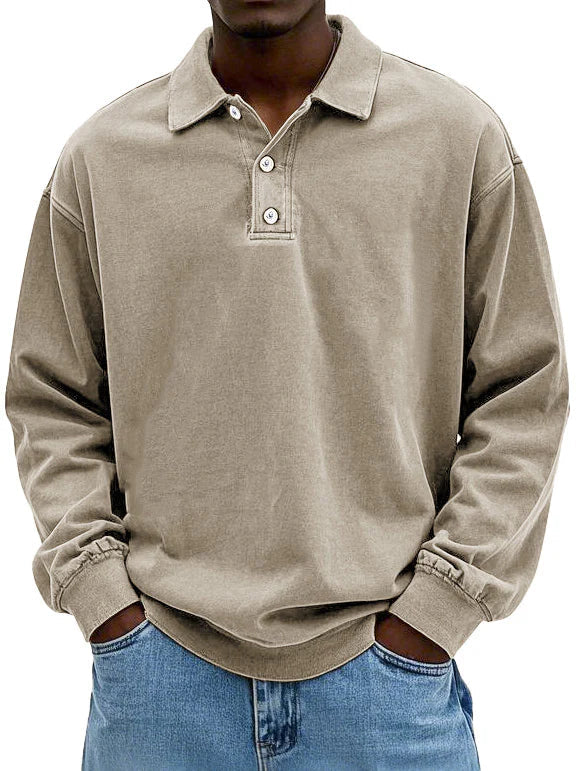 Luxury Polo Knit Sweater