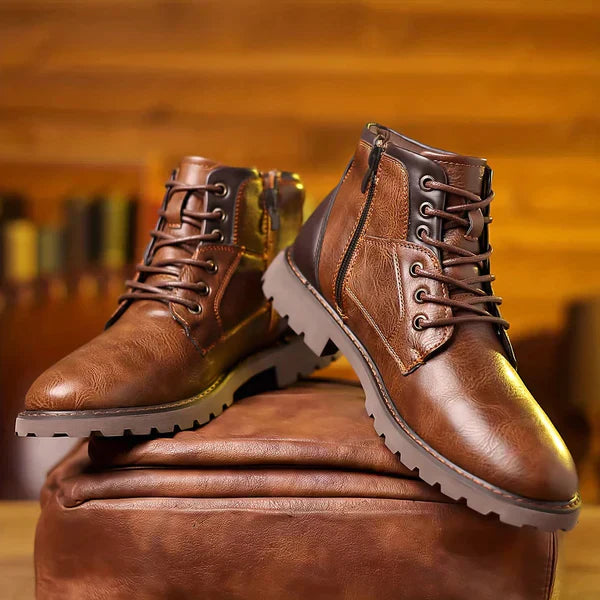 Ashford Casual Leather Ankle Boots
