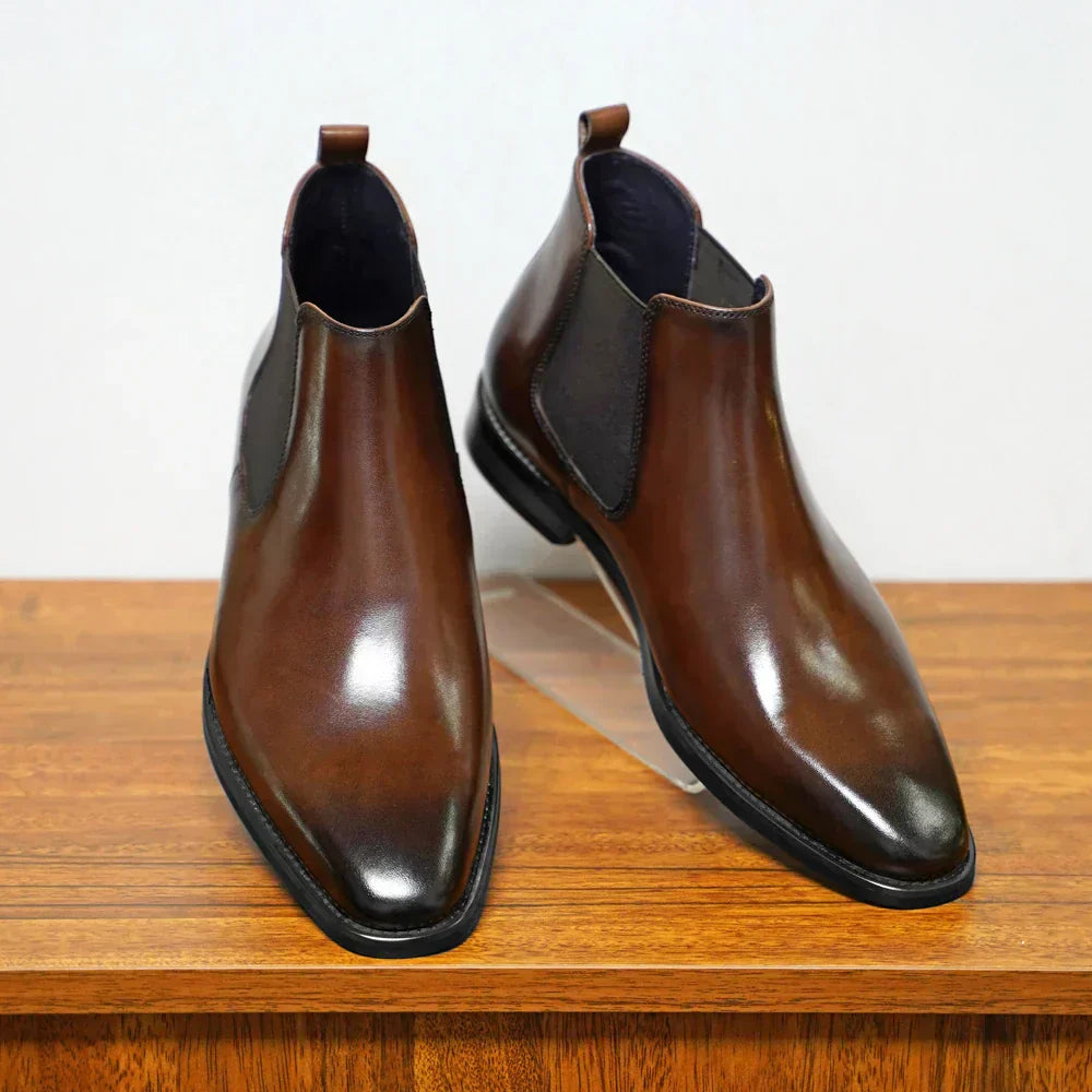 Percival Leather Ankle Boots