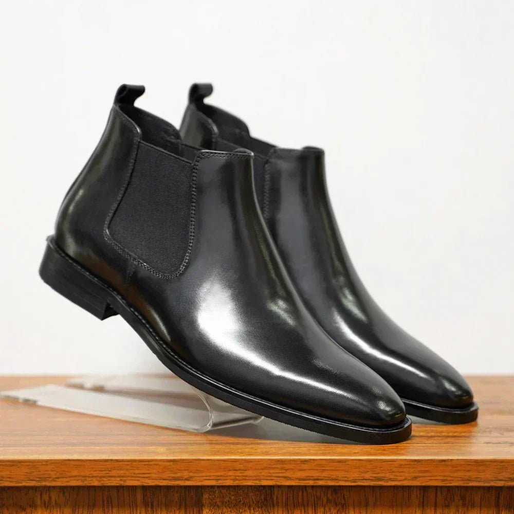 Percival Leather Ankle Boots