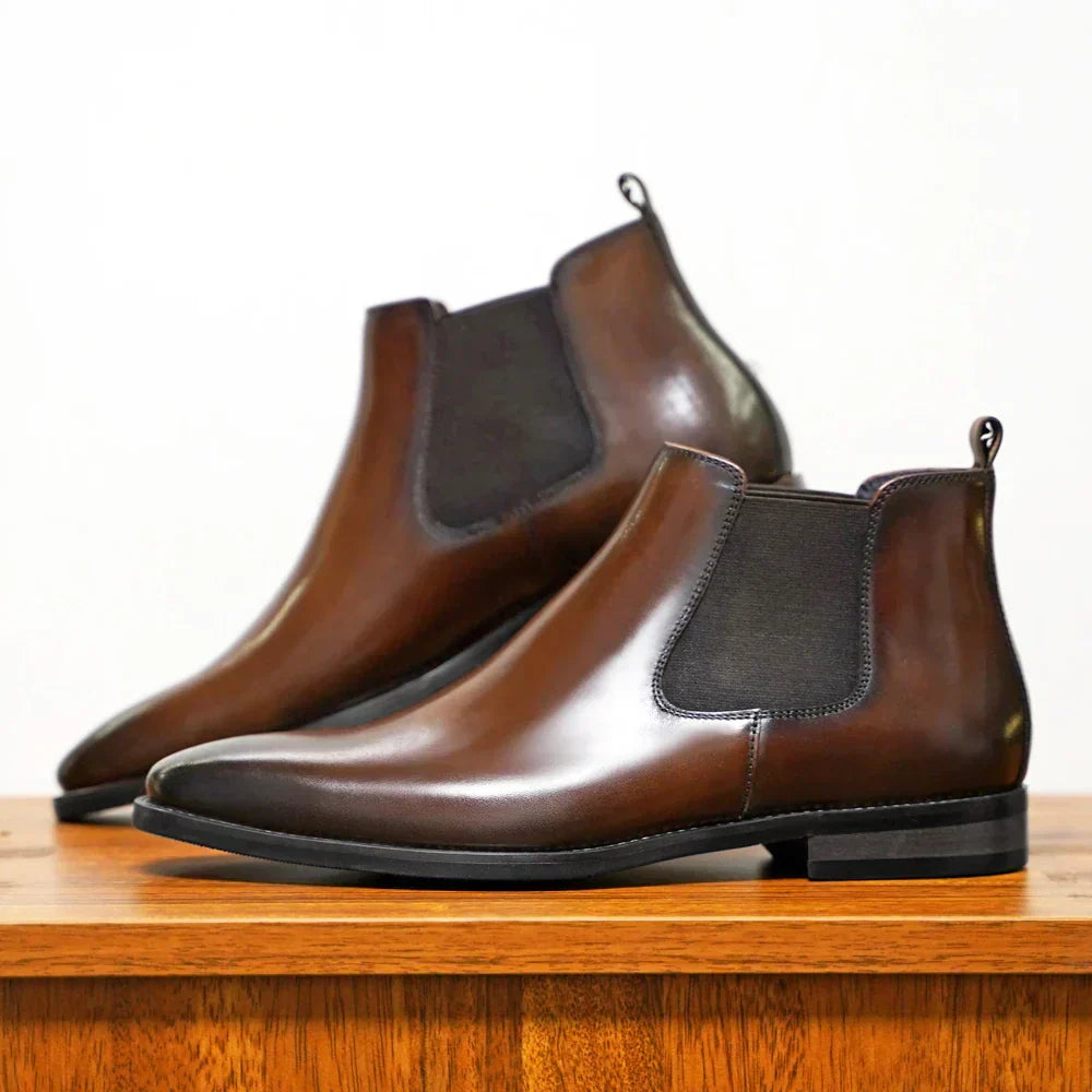 Percival Leather Ankle Boots