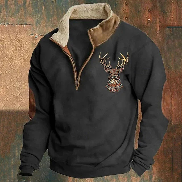 Retro Silvio Zip-Up Sweater